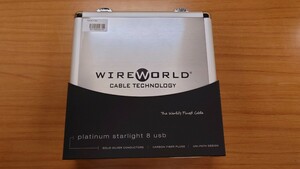 【新品・未使用】Series8 Platinum USBケーブル2.0 TypeC-TypeA 1.0m P2CA/1.0m WIREWORLD ワイヤーワールド 