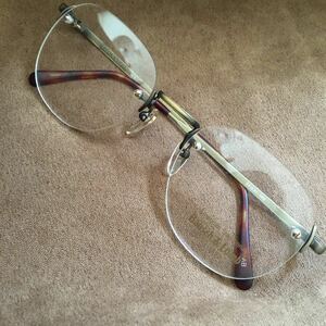 新品・未使用 ★ Bausch & Lomb ★ ふちなし メガネ フレーム 163 ★ ボシュロム めがね 眼鏡 （管理F183）