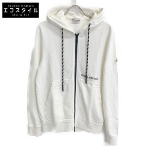 MONCLER モンクレール ×FELIX 20年製 MAGLIA CARDIGAN パーカー ホワイト S ジャケット コットン メンズ 中古