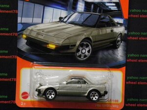 即決☆☆1984 TOYOTA MR2 左ハンドル　ライトUP トヨタ MR2　マッチボックス MACHBOX