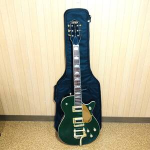 【動作未確認/24-11-679】 GRETSCH Electromatic G5235TG PRO JET キュデラックグリーン グレッチ エレキギター ソフトケース付き