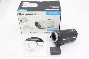 【返品保証】 【録画再生確認済み】パナソニック Panasonic HC-V520M 80x バッテリー 元箱付き ビデオカメラ v1268