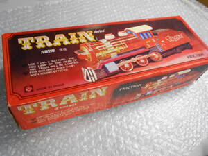 Vintage MF 170 Tin Metal Batt Op Lighted Friction Toy Train in box Works 汽車 ブリキ フリクションカー 約27センチ 同梱不可