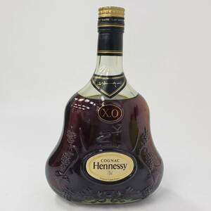 M29663(063)-630/MY20000　酒　Hennessy X.O COGNAC ヘネシー コニャック ブランデー グリーンボトル ゴールドキャップ 700ml