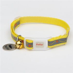 【新品】（まとめ）CAT COLLAR スターフィッシュカラー イエロー〔×3セット〕 (猫用品/首輪)