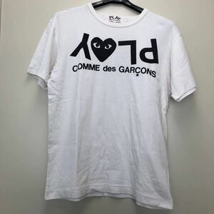 PLAY COMME des GARCONS プレイコムデギャルソン ロゴTシャツ 半袖 L【Y-062】