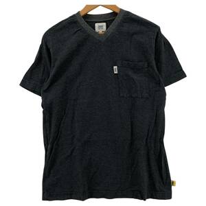 ゆうパケットOK TAKEO KIKUCHI タケオキクチ Vネック 半袖Ｔシャツ sizeM/グレー系 メンズ