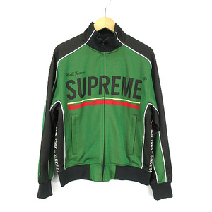 シュプリーム SUPREME ★AA☆22AW World Famous Jacquard Track Jacket ワールド フェイマス ジャカード トラック ジャケット 緑 グリーン