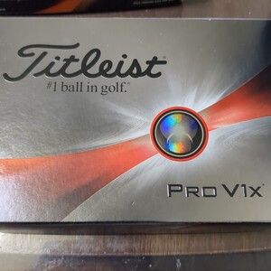 New Titleist Pro V1x タイトリスト ゴルフボール PRO V1x 日本モデルローナンバー　新品未使用　1ダース