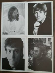 ★=非売品！= JOHN LENNON『特製フォト４枚』ファンクラブ会員用 新品！美品！即決！