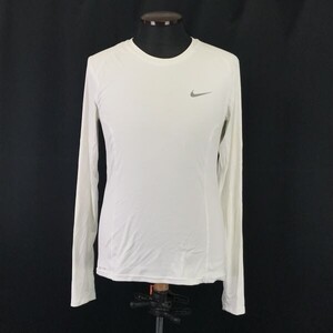 NIKE★長袖Tシャツ【Mens size -S/白/white】Tops/Shirts◆BH56