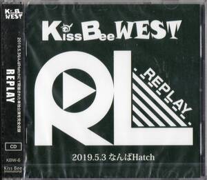 KissBeeWEST /REPLAY【新品未開封・2010年代アイドルCD2枚組】帯付2019年*キスビーウエスト なんばハッチ2019.5.3