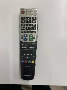 SHARPテレビリモコン GA826WJSA LC-32E8/LC-32E7等 シャープ AQUOS アクオス リモコン 