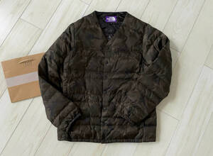 【美品】ロンハーマン RHC × THE NORTH FACE PURPLE LABEL 光電子 ライナーダウンジャケット M 迷彩 RonHerman California ND2571N