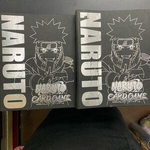 NARUTO ナルトナルティメットカードバトル バインダー カードホルダー トレカ入れ デッキケース 収納ファイル　2点　セット