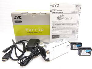 【極美品】◎Victor ビクター Everio GZ-HM133-w JVC（元箱・取説付）