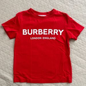 Burberryバーバリー☆キッズ ロゴ半袖 Tシャツ カットソー4y110