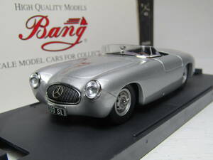 Mercedes Benz 1/43 メルセデスベンツ 300SL Spider TWO SEATER 1952 Daimler-Benz 2シーター ロードVer Made in Italy Bang製 スパイダー