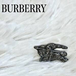 激レア 美品 BURBERRY ホース ピンズ ピンバッジ ブローチ アクセ バーバリー