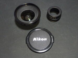 ワイコン合計3個！Nikon WC-E63 0.63x ニコン ワイドコンバーター + UR-E2 アダプターリング　レンズキャップ1つあり　おまけあり！