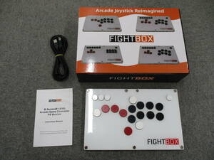 現状品 通電確認済み FightBox アーケードコントローラー レバーレスコントローラー ジョイスティック 激安1円スタート