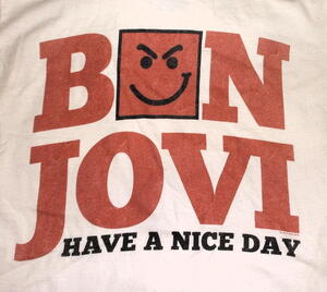 ★ボン ジョヴィ Tシャツ BON JOVI HAVE A NICE DAY - M 正規品 ロックTシャツ