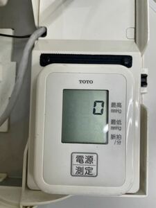 TOTO 血圧計収納ボックス 血圧計 中古品 通電確認済み 動作未確認 ジャンク品