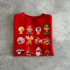 Nintendo  Wii スーパーマリオブラザーズ　Tシャツ　古着