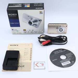 SONY デジタルカメラ Cyber-Shot(サイバーショット) W350 ゴールド DSC-W350/N　#241010_6164533