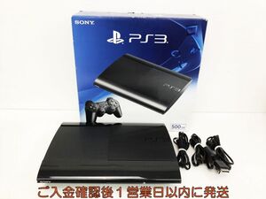 【1円】PS3 本体 500GB ブラック SONY Playstation3 CECH-4300C 初期化/動作確認済 プレステ3 N03-212kk/G4