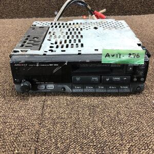 AV11-276 激安 カーステレオ ADDZEST BAY-505S カセットデッキ FM/AM オーディオ 通電未確認 ジャンク