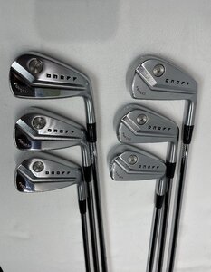 ONOFF　オノフ　FORGED　KURO　クロ　2022 モデル　アイアンセット　5～PW　６本セット　MODUS115S装着　■GI0130■