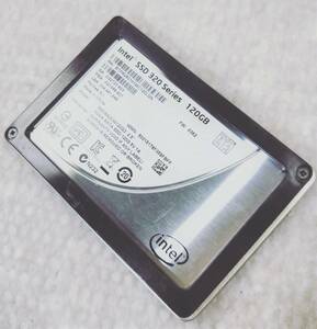 【中古パーツ】2.5 SATA SSD 120GB 1台 正常 INTEL SSDSA2CW120G3 ■SSD2344