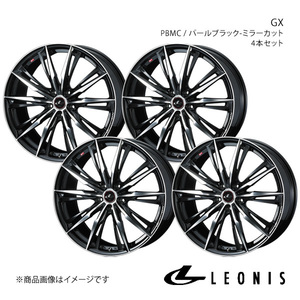 LEONIS/GX アコード CL7/CL8/CL9 アルミホイール4本セット【17×7.0J5-114.3 INSET53 PBMC】0039367×4