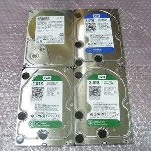 B42352 O-08172 3.5インチ HDD 2TB 4個セット 判定正常