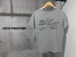 COOTIE PRODUCTIONS クーティー プロダクションズ ロゴプリント 半袖 Tシャツ M/杢グレー/メンズ