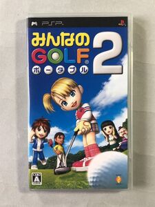 みんなのGOLFポータブル2 SCE/クラップハンズ　PSPソフト SONY プレイステーションポータブル　みんなのゴルフ・ポータブル2