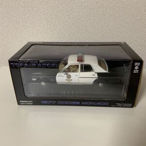 ダッジ　モナコ　パトカー　ターミネーター　1/24 The Terminator (1984) - 1977 Dodge Monaco Metropolitan Police [グリーンライト]