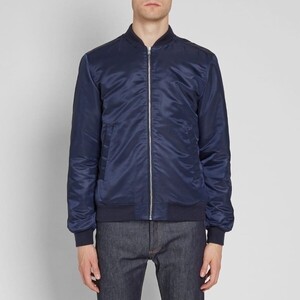 新品同様 Norse Projects Ryan Nylon Sateen Bomber Jackets ボンバージャケット S MA-1