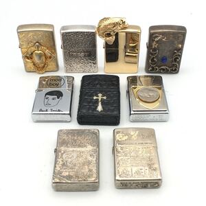 ★E10328/ZIPPO ジッポー/オイルライター/ポールスミス/七福神 等/2005/2000 他/まとめて/計9点セット/火花OK含 す