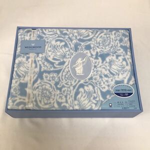 【未使用】WEDGWOOD ウェッジウッド 綿毛布 綿100% 西川産業 日本製