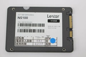 Lexar NS100 512GB 2.5 SSD SATA 動作品☆