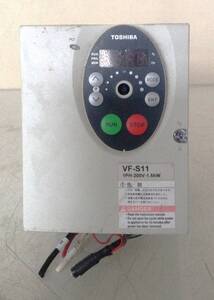 ★TOSHIBA TRANSISTOR INVERTER トランジスタインバーター VFS11S-2015PL-AN(R3) VF-S11 1PH-200V-1.5kW 動作不明※現状品O★