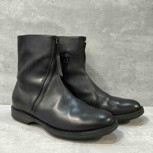 YOHJI YAMAMOTO POUR HOMME CHEREVICHKIOTVICHKI CURVED ZIP BOOT ジップブーツ 42 ブラック ヨウジヤマモトプールオム