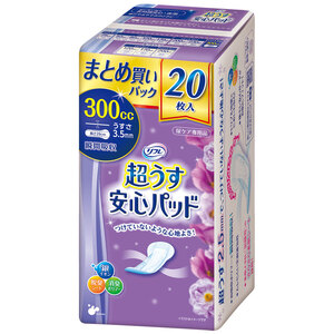 まとめ得 リフレ 超うす安心パッド まとめ買いパック 300cc 20枚入 x [4個] /k