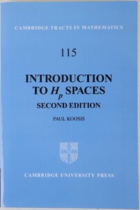 P◇中古品◇洋書 数学 Introduction to Hp Spaces Cambridge Tracts in Mathematics Series Number 115 by Paul Koosis ペーパーバック