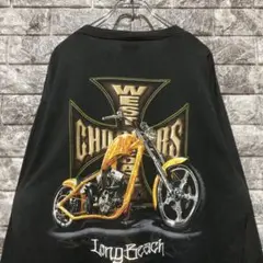 希少 WEST COAST CHOPPERS ロンT ロング Tシャツ L ②