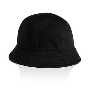 AS COLOUR　アズカラー　バケットハット 　ブラック　BRIM BUCKET HAT エーエスカラー　テニスハット