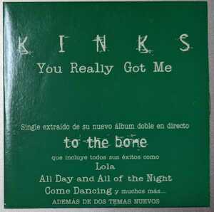 The Kinks-You Really Got Me★西プロモ・オンリー紙ジャケCDシングル