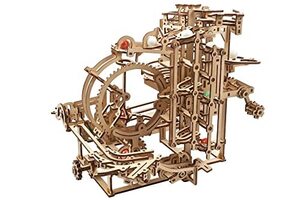 Ugears マーブルランステップホイスト 70157 木製パズル 工作 模型 接着剤工具不要 大人